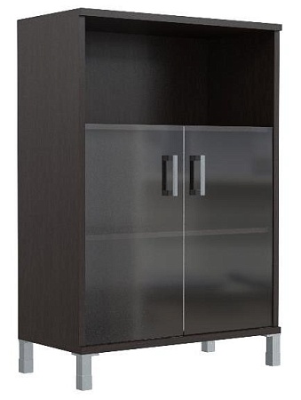 Шкаф средний с малыми стеклянными дверьми B 420.5