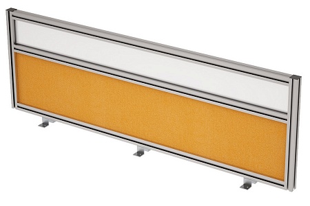 Барьер фронтальный в алюминевом профиле, вставка с...