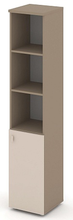 Шкаф высокий узкий правый (1 низкий фасад ЛДСП) ES.SU-1.1(R)