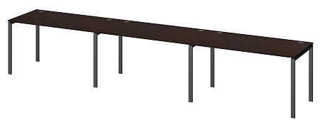 Бенч линейный на 3 рабочих места АМБЛ-003.60-3