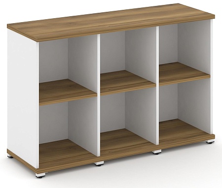 Стеллаж три узкие секции, 2 ниши CN.STU-230