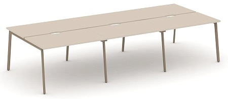 Рабочая станция на 6 мест с вырезом ES.D.RS-6.2-VP