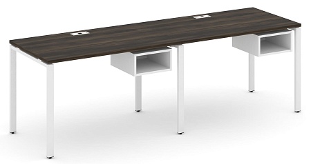 Рабочая станция односторонняя с подвесными тумбами на 2 места CN.ORS-102