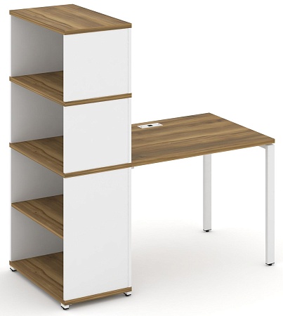 Стол рабочий с опорным стеллажом с надставкой высокой CN.SP-213