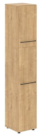 Шкаф колонка с глухой средней и малой дверью LHC 40.3