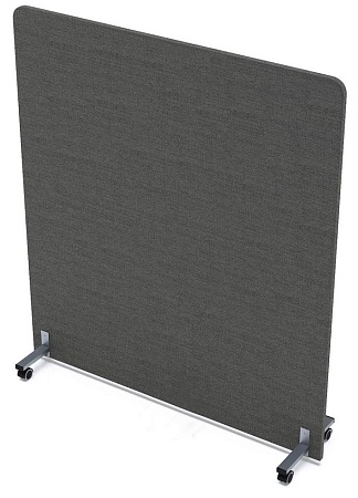 Акустическая мобильная перегородка на стационарных...
