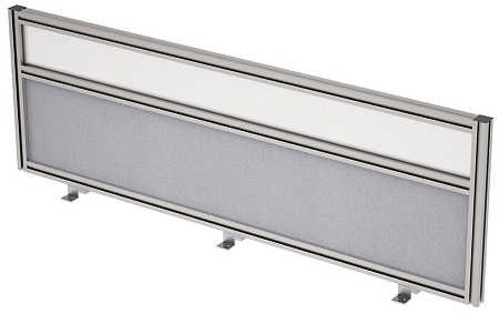 Барьер фронтальный в алюминевом профиле, вставка с...