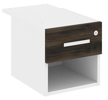 Тумба с одной открытой нишей и одним ящиком CN.PT-005 B/W