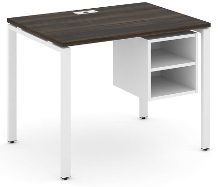 Стол рабочий с подвеснй тумбой с двумя открытыми нишами CN.SP-105