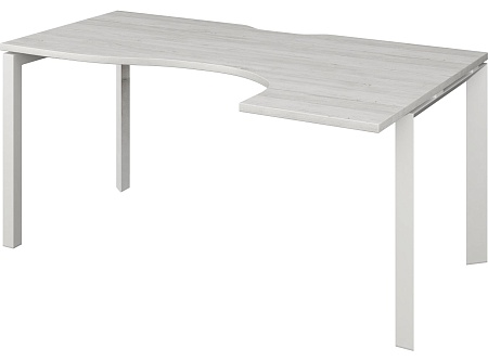 Стол эргономичный правый на металлокаркасе НТМП.П-040.ПР