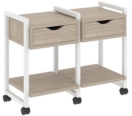 Тумба на колесных опорах наборная. Вариант №1 VR.L-TN-1.K