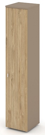 Шкаф высокий узкий правый (1 высокий фасад ЛДСП) ES.SU-1.9(R)