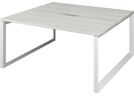 Бенч двойной на 2 рабочих места на металлокаркасе НТМП.О.Б2-160