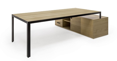 Стол письм. на оп.тумбе  109 102 ECL