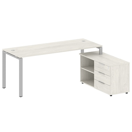 Рабочая станция с опорной тумбой правая  БП.РС-СТС -2.5 Пр