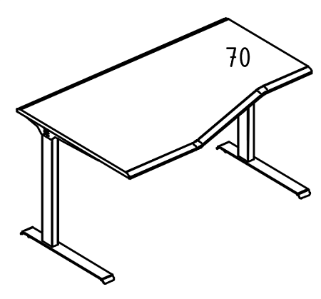 Стол эргономичный  МР А2 061.01