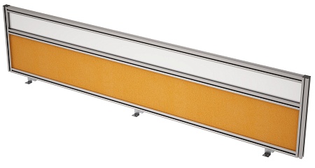 Барьер фронтальный в алюминевом профиле, вставка с...