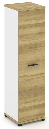 Шкаф одна узкая секция, 4 ниши (фасад ЛДСП, 4 ниши) CN.STU-416 B/W