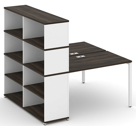 Рабочая станция с опорным стеллажом с надставкой высокой CN.DRS-214