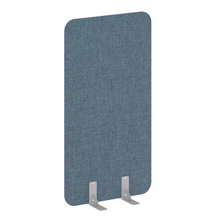 Перегородки на металлических опорах на фетровых по...