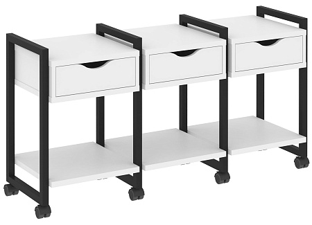 Тумба на колесных опорах наборная. Вариант №4 VR.L-TN-4.K