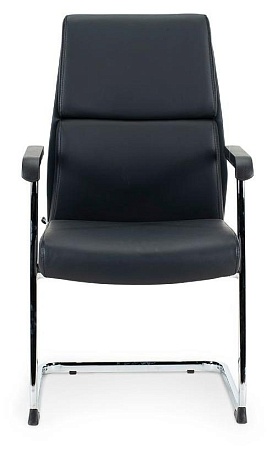 Конференц кресло Лондон CF (черный+черные вставки) HR8637-2-408