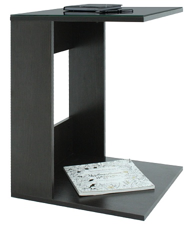 Журнальный столик Beauty Style 3(венге/черное)