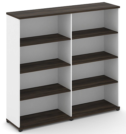 Стеллаж две широкие секции, 4 ниши CN.STS-420 B/W