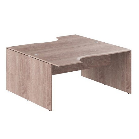 Стол 2-х местный эргономичный W2CET 169.2