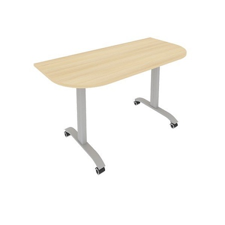 Стол радиусный складной мобильный СМ-5.1 ШхГхВ(1400х650х757)мм