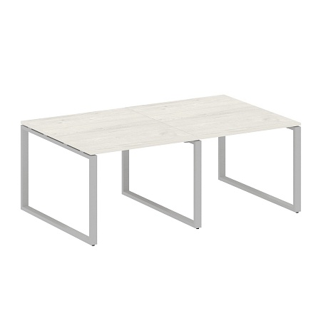 Переговорный стол (2 столешницы) на О-образном м/к БО.ПРГ-2.1