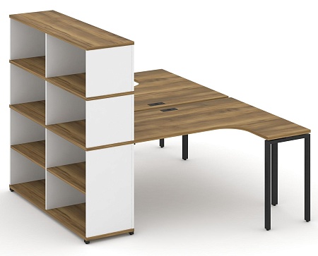 Рабочая станция с опорным стеллажом с надставкой высокой CN.DSA-207