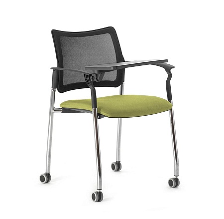 Кресло стол, колеса Pinko Mesh cast SLW 58 Arms+WT