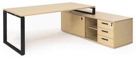 EXE Стол на оп.тумбе L229 черн 101 106 WAL 09