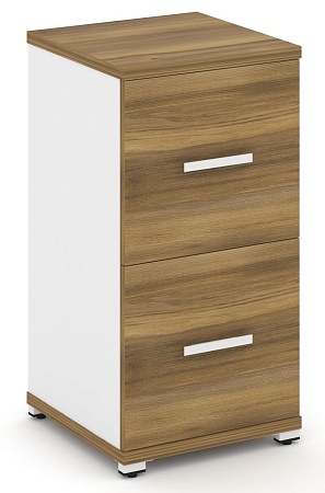 Шкаф одна узкая секция, 2 ниши (2 фасада ЛДСП, 1 ниша) CN.STU-212 B/W