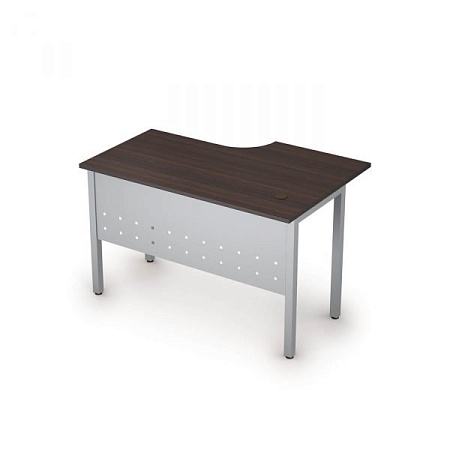 Стол на металлических опорах, экран металл 2МК.141L