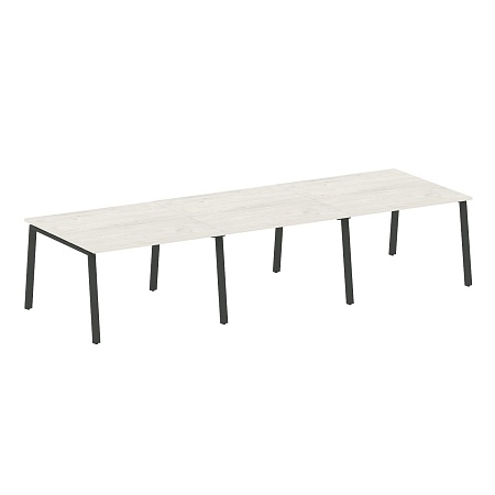 Переговорный стол (3 столешницы) на А-образном м/к БА.ПРГ-3.2