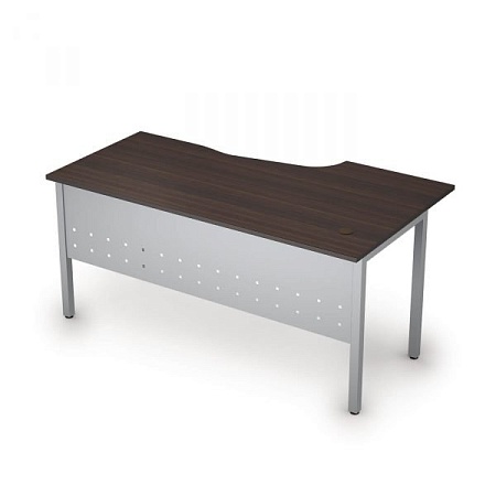 Стол на металлических опорах, экран металл 2МК.120L