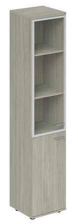 Шкаф высокий со стеклом, з.ст HDF, левый WN.702.L