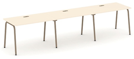 Рабочая станция на 3 места с лючком ES.RS-3.2-LK