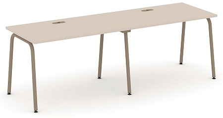 Рабочая станция на 2 места с лючком ES.RS-2.2-LK