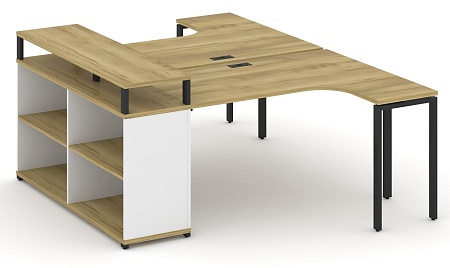 Рабочая станция с опорным стеллажом с верхним горизонтом CN.DSA-203