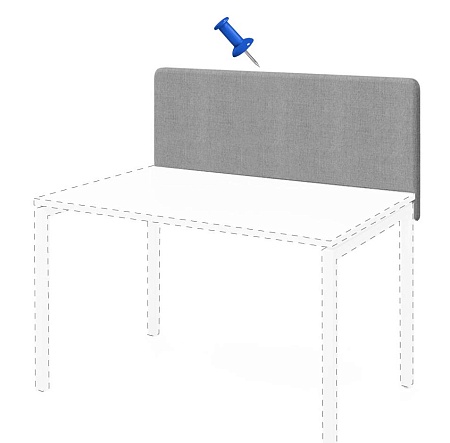 TOUR Экран выс ткань 160см pin spec TSCR160*45 над...