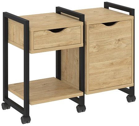 Тумба на колесных опорах наборная. Вариант №3 VR.L-TN-3.K