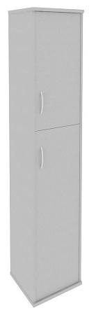 Шкаф высокий узкий правый (1 средняя дверь ЛДСП, 1 низкая дверь ЛДСП) А.СУ-1.8 (R)