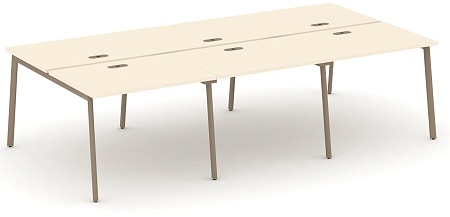 Рабочая станция на 6 мест с лючком ES.D.RS-6.1-LP