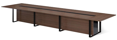 EXE Стол перег L536 черн/короб 101 922 OAK 09 W