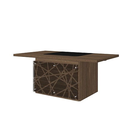 Стол руководителя с декоративным траверсом TS-180 + TS-100.3