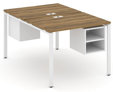 Рабочая станция двух сторонняя с подвесными тумбами на 2 места CN.DRS-105