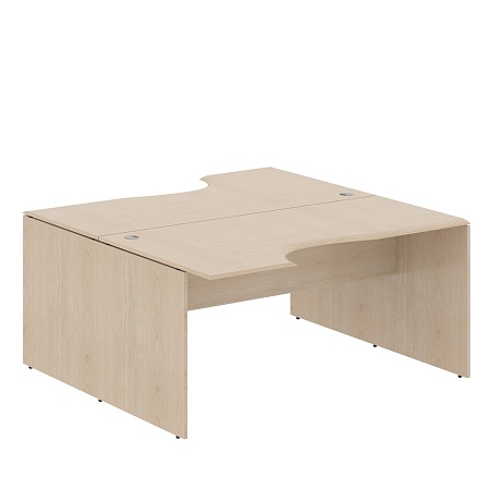 Стол 2-х местный эргономичный W2CET 169.2